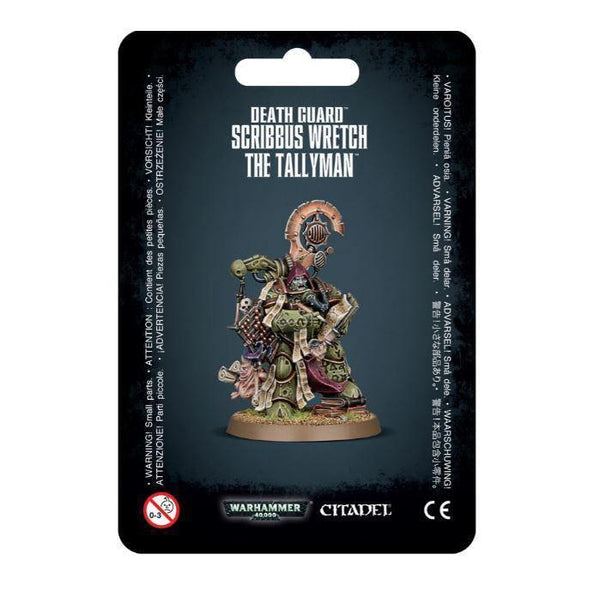 Warhammer 40k: Death Guard Scribbus Wretch the Tallyman