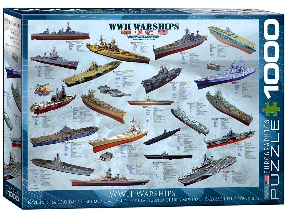 Eurographics: 1000pc WWII Warships
