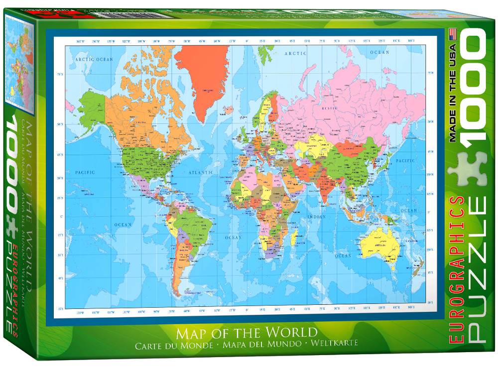 Eurographics: 1000pc Map of the World