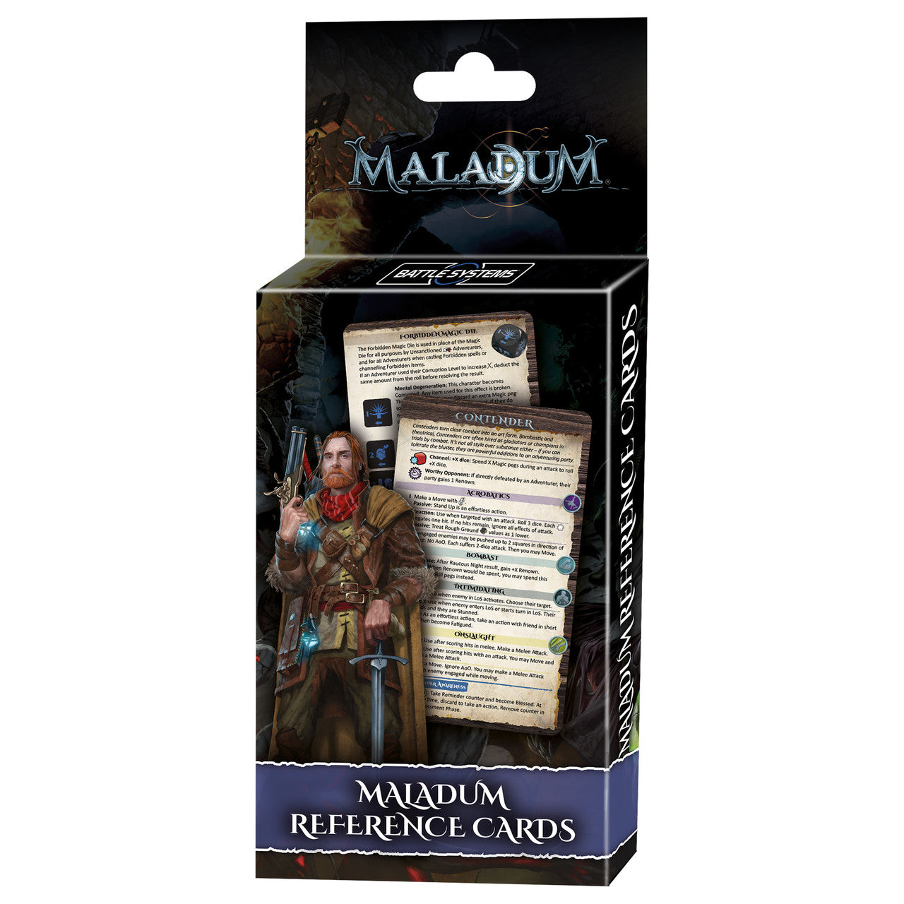 Maladum: Reference Cards