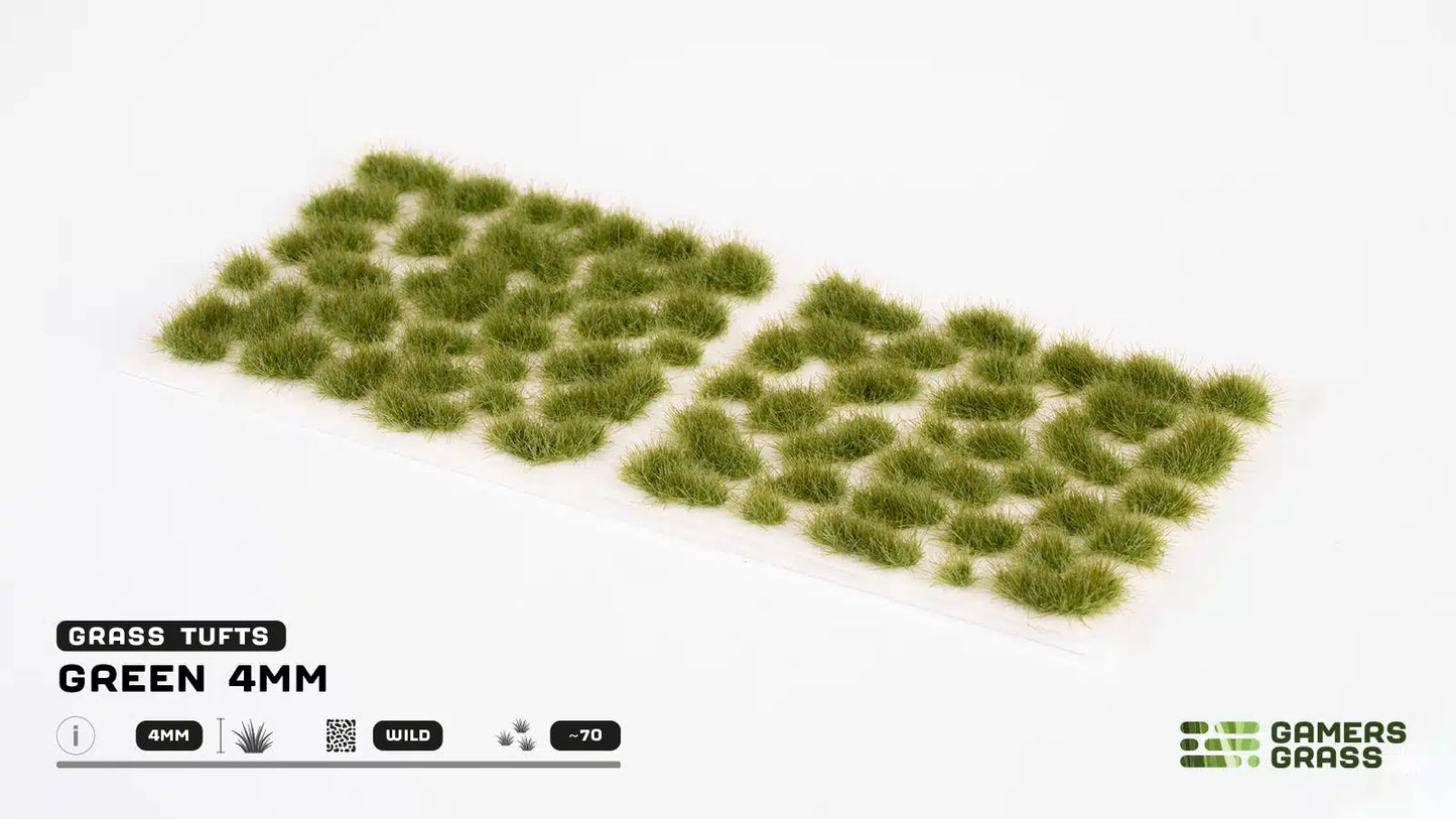 Gamers Grass: Tufts Green 4mm Wild