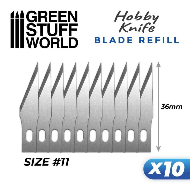 Green Stuff World: 10x Hobby Knife Blade Refill