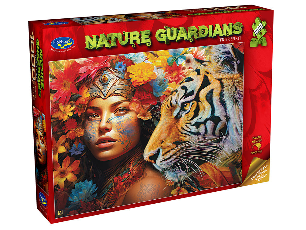 Holdson: 1000pc Nature Guardians Tiger Spirit