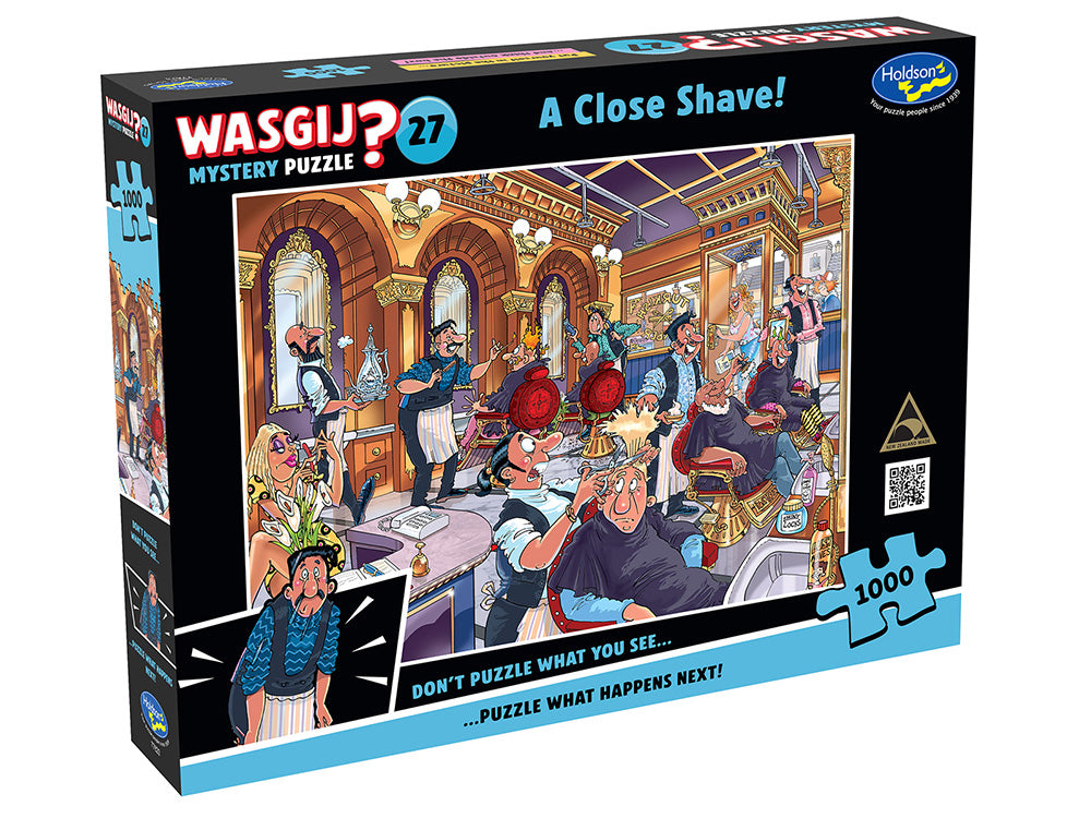 Wasgij: 1000pc Mystery #27 A Close Shave!