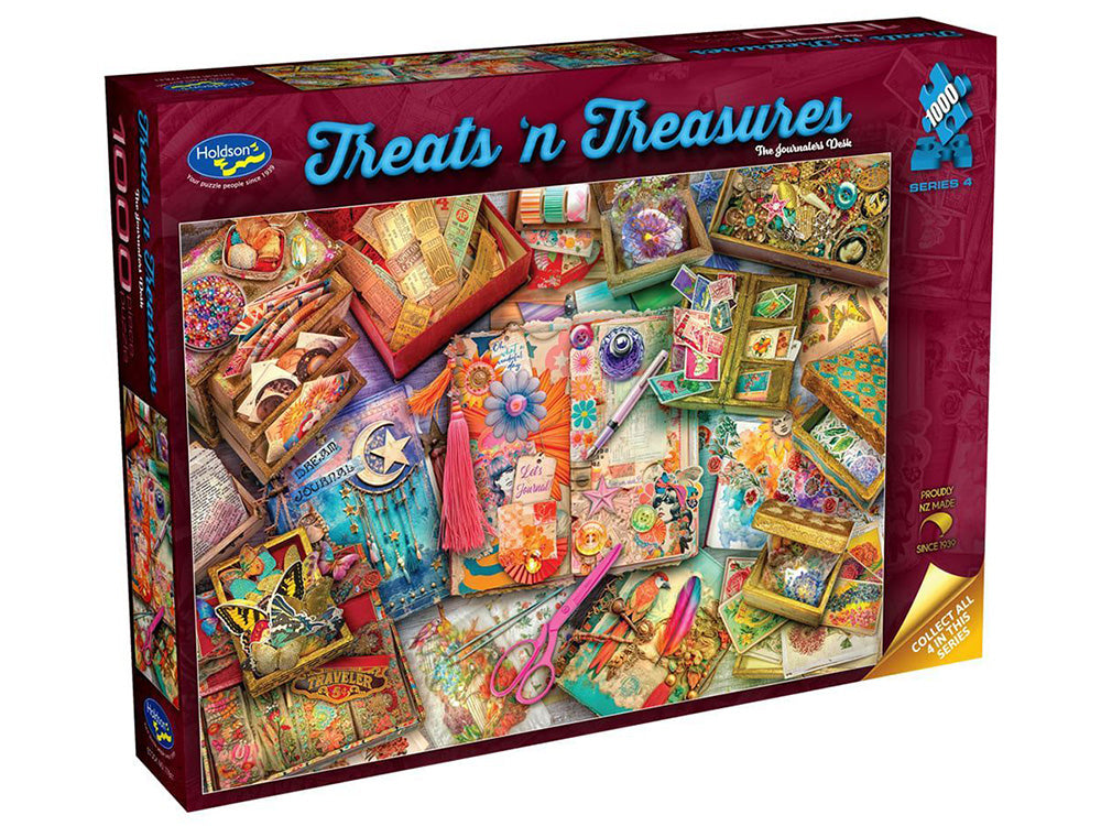 Holdson: 1000pc Treats 'n Treasures The Journalers Desk