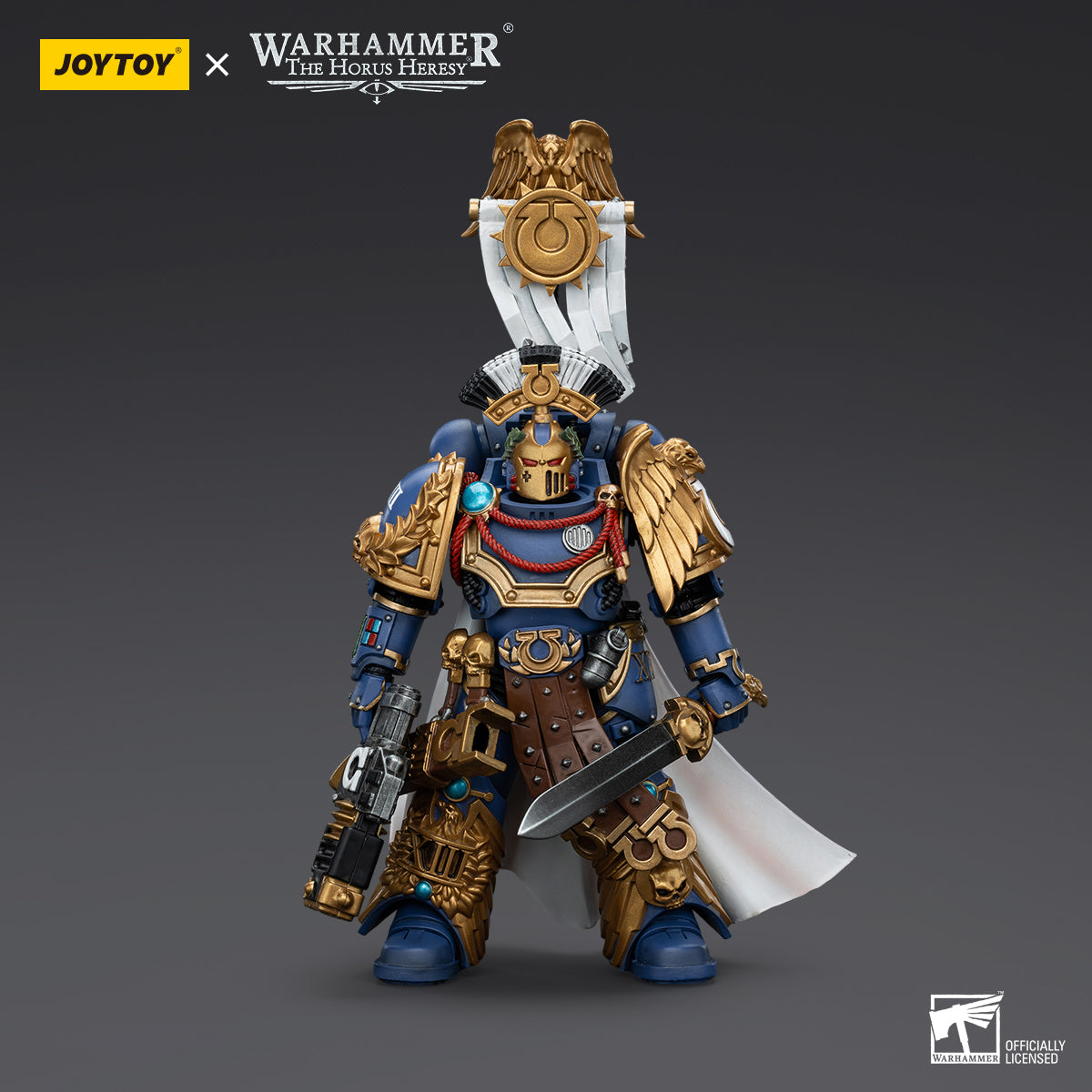 JoyToy: Horus Heresy Ultramarines Legion Praetor with Power Sword and Volkite Serpenta
