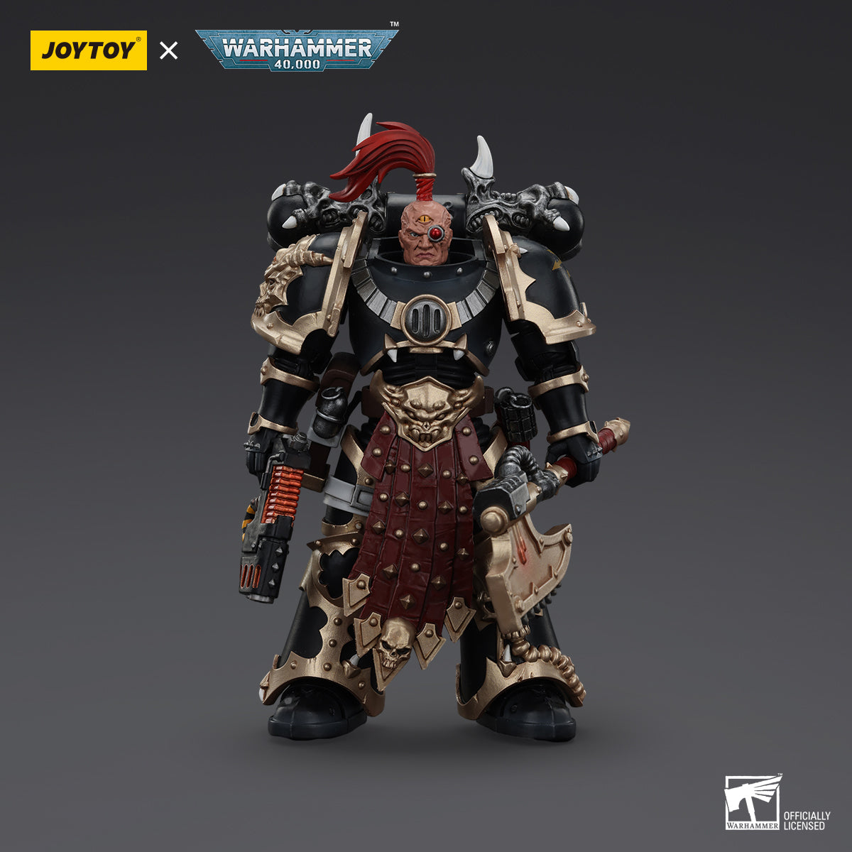 JoyToy: Warhammer 40k Chaos Space Marines Black Legion Chosen with Plasma Pistol