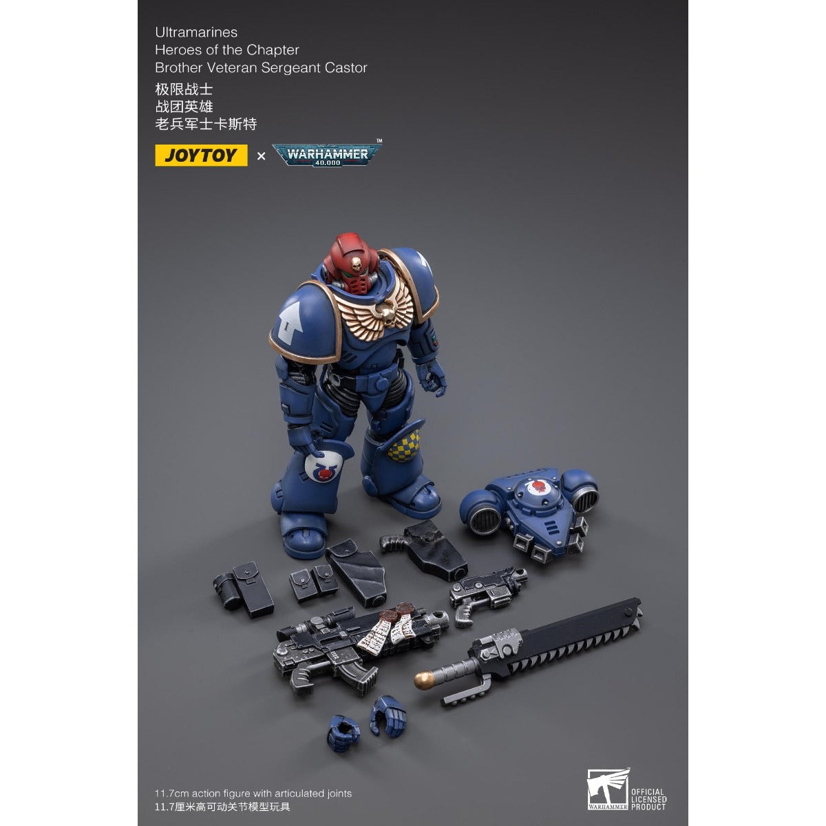 JoyToy: Warhammer 40k Ultramarines Brother Veteran Sergeant Castor