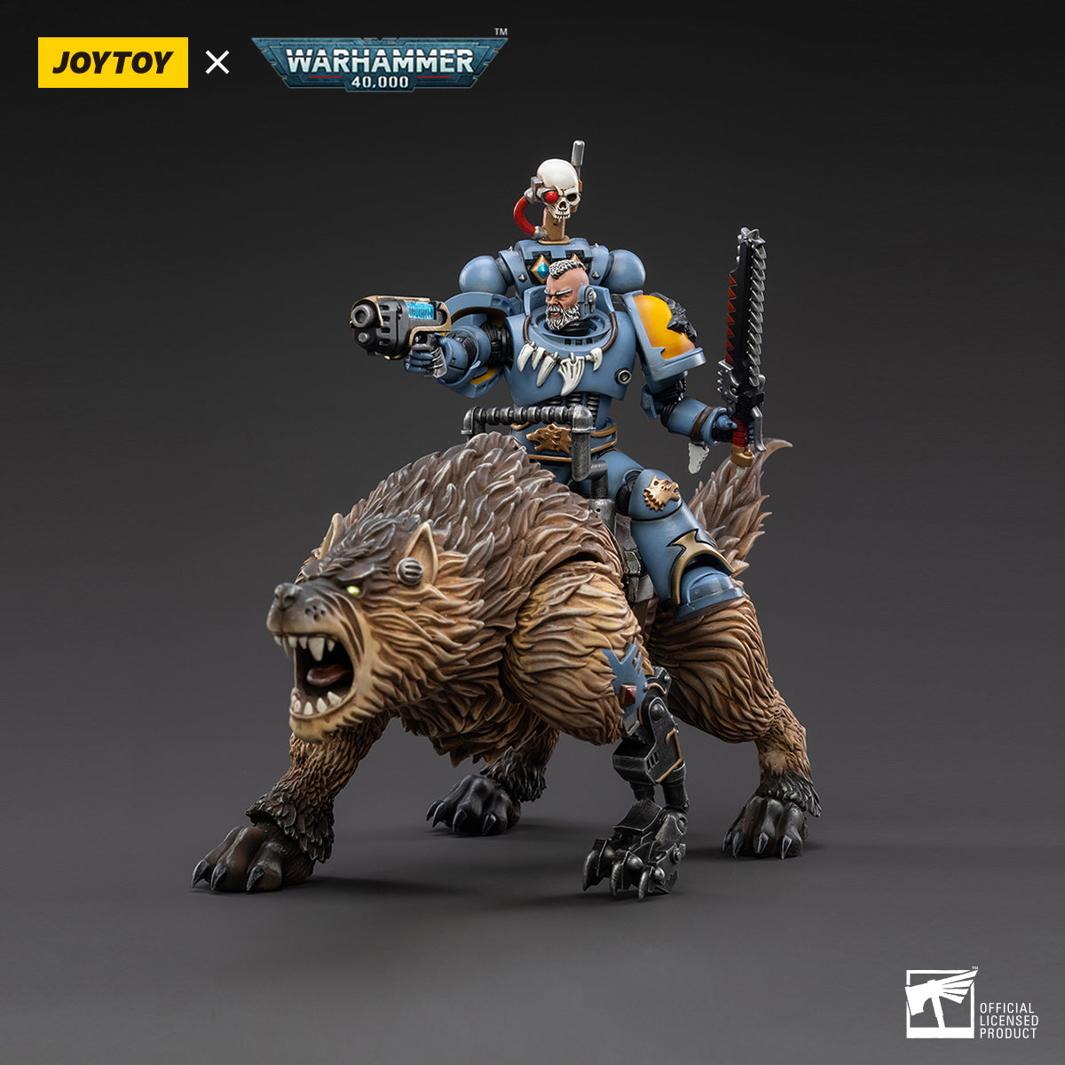 JoyToy: Warhammer 40k Space Wolves Thunderwolf Cavalry Bjane