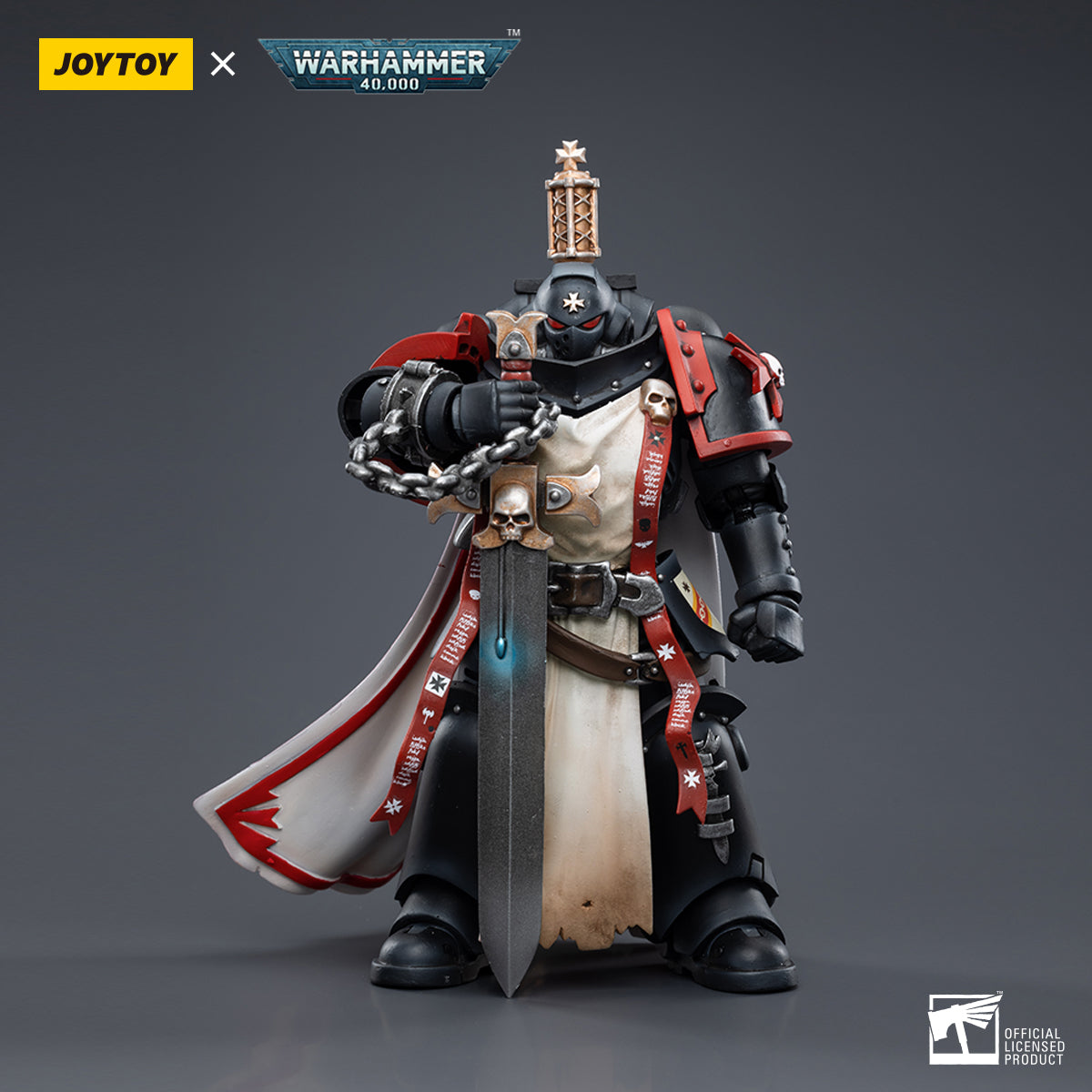 JoyToy: Warhammer 40k Black Templars Primaris Sword Brethren Eberwulf
