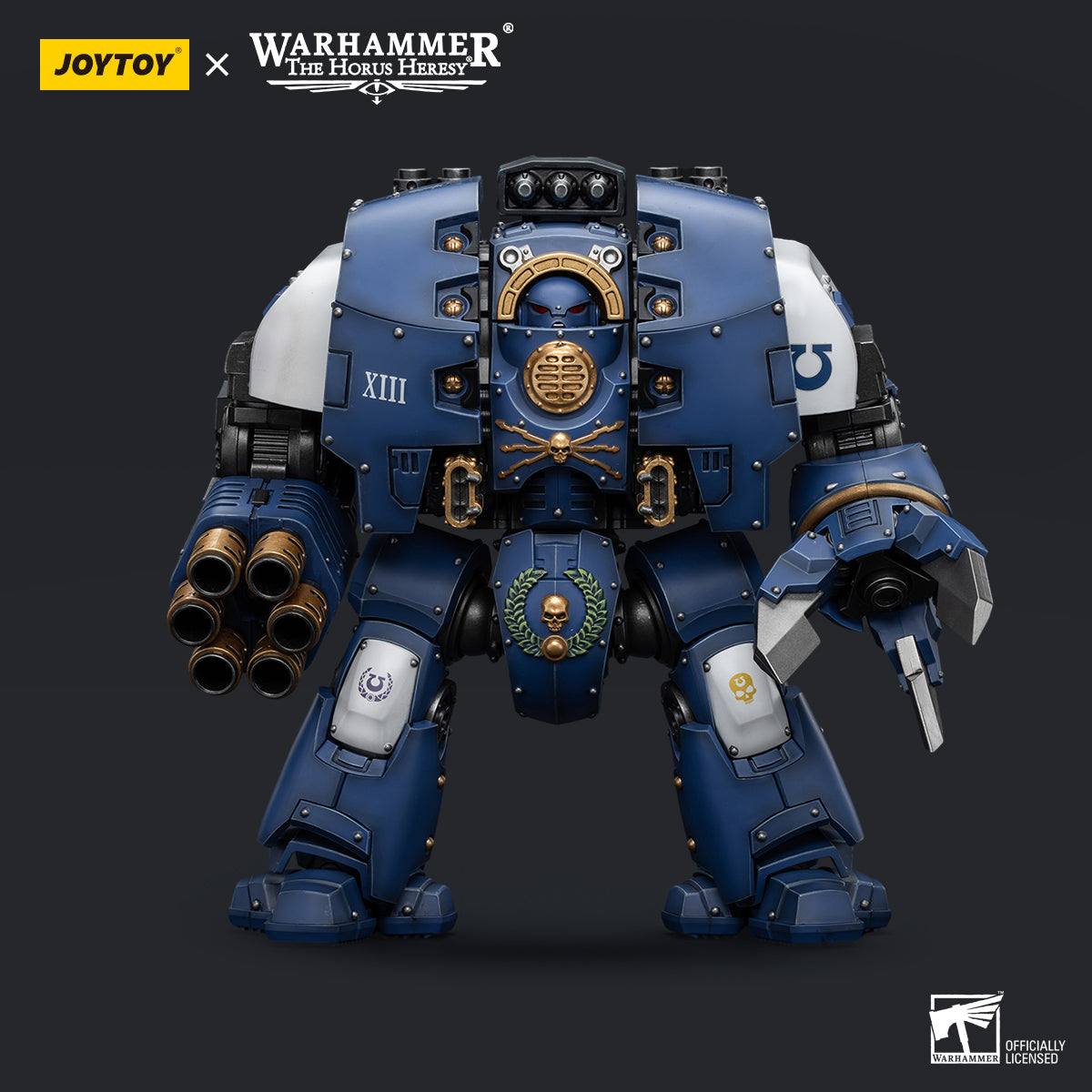 JoyToy: Horus Heresy Ultramarines Leviathan Dreadnought with Cyclonic Melta Lance