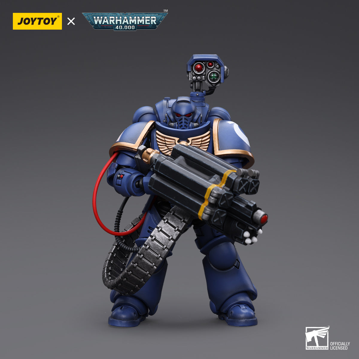 JoyToy: Warhammer 40k Ultramarines Desolation Marine with Castellan Launcher Superfrag