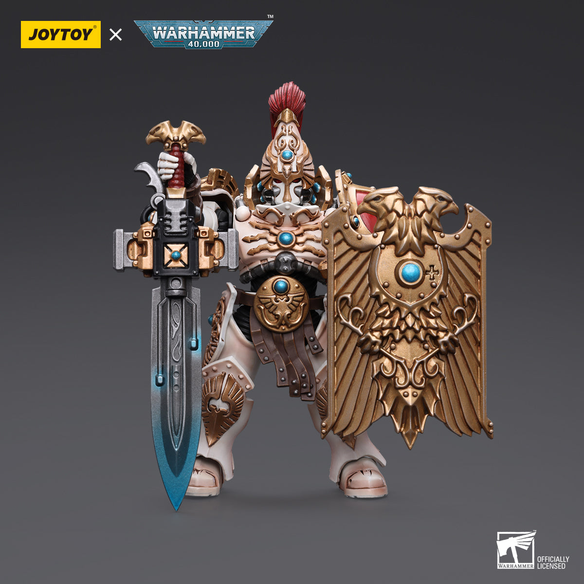 JoyToy: Warhammer 40k Adeptus Custodes Solar Watch Custodian Guard with Sentinel Blade