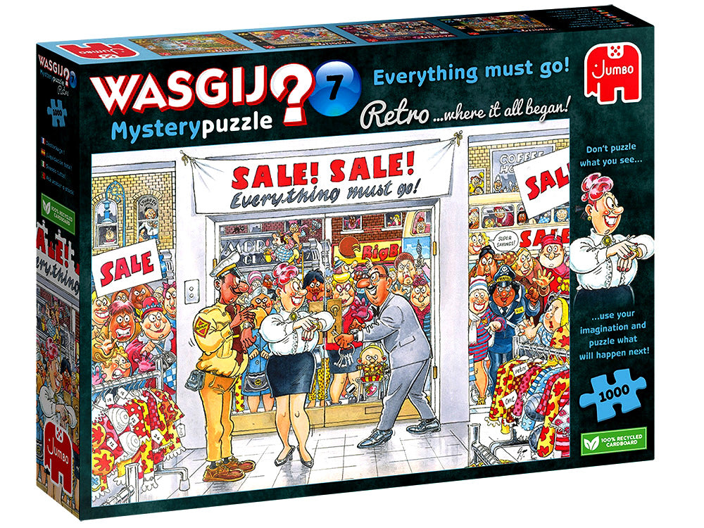 Wasgij: 1000pc Retro Mystery #7 Everything must go!