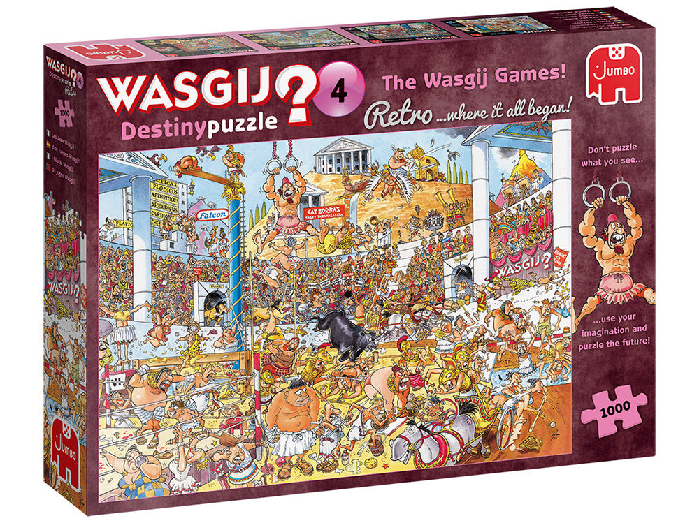 Wasgij: 1000pc Retro Destiny #4 The Wasgij Games!