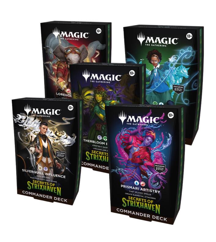 Magic the Gathering: Secrets of Strixhaven Commander Deck (Assorted - One Randomly Selected)