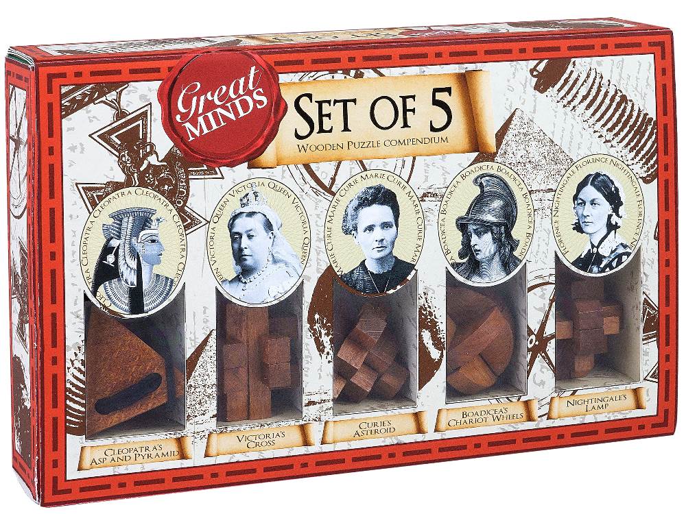 Great Minds: Set of 5 Puzzles Women