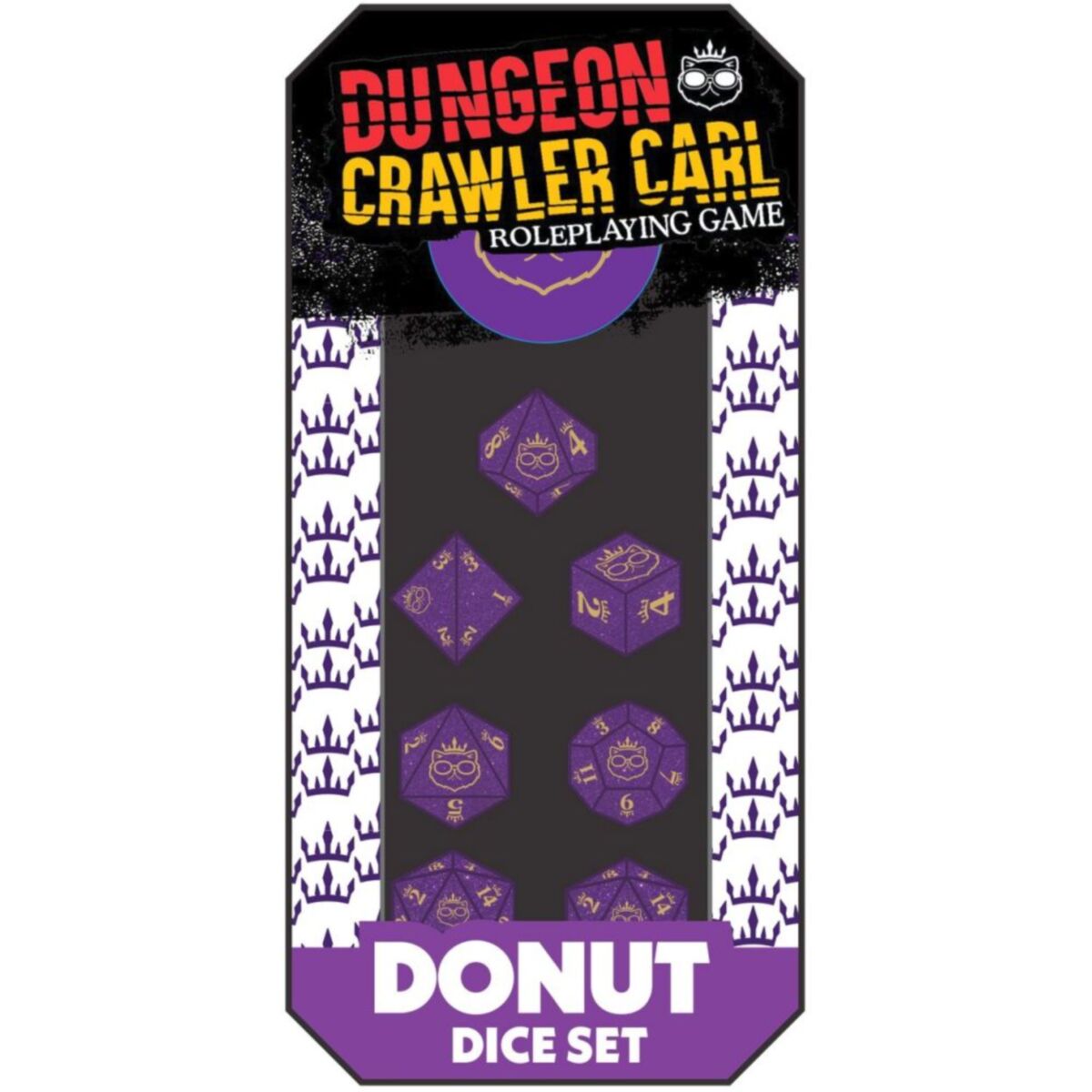 Dungeon Crawler Carl: RPG Princess Donut Dice Set