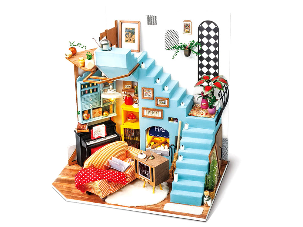 Robotime: Rolife Joy's Peninsula Living Room