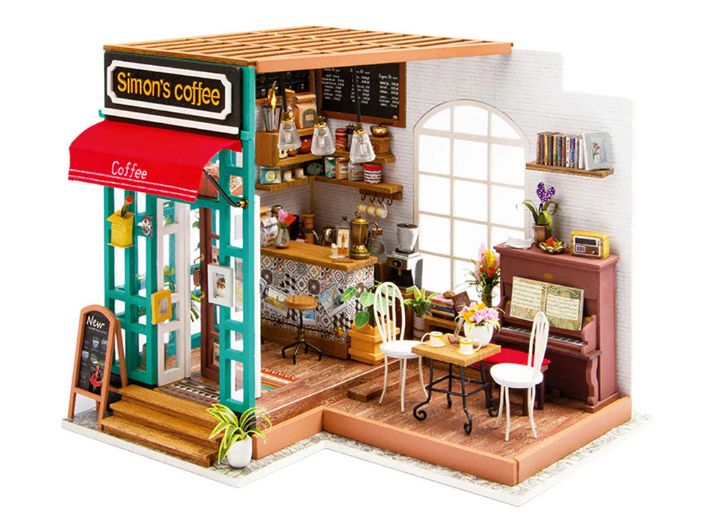 Robotime: Rolife Simon's Coffee