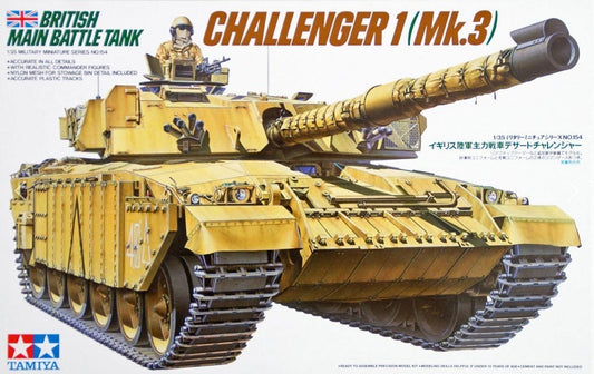Tamiya: 1/35 British Main Battle Tank Challenger 1 Mk.3 35154