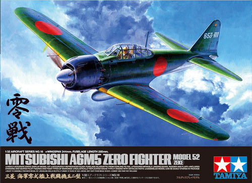 Tamiya: 1/32 Mitsubishi A6M5 Zero Fighter Model 52 Zeke 60318