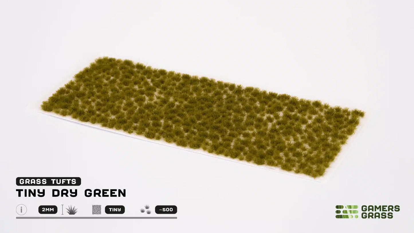 Gamers Grass: Tufts Tiny Dry Green