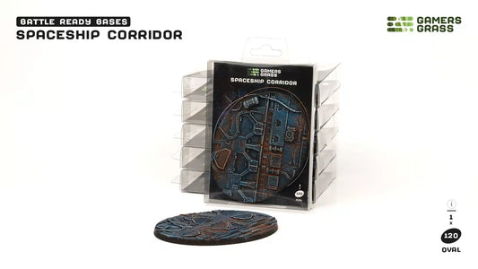 Gamers Grass: Bases Spaceship Corridor Oval 120mm (x1)