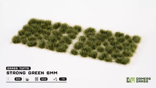 Gamers Grass: Tufts Strong Green 6mm Wild