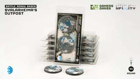Gamers Grass: Bases Svalarheima’s Outpost Round 55mm (2x)