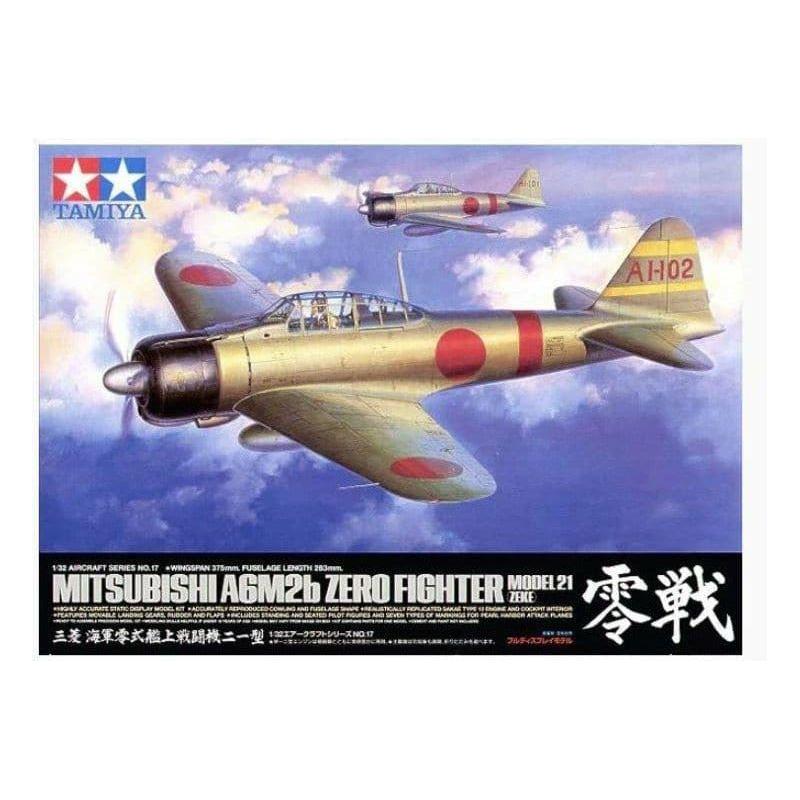 Tamiya: 1/32 Mitsubishi A6M2b Zero Fighter Model 21 Zeke 60317