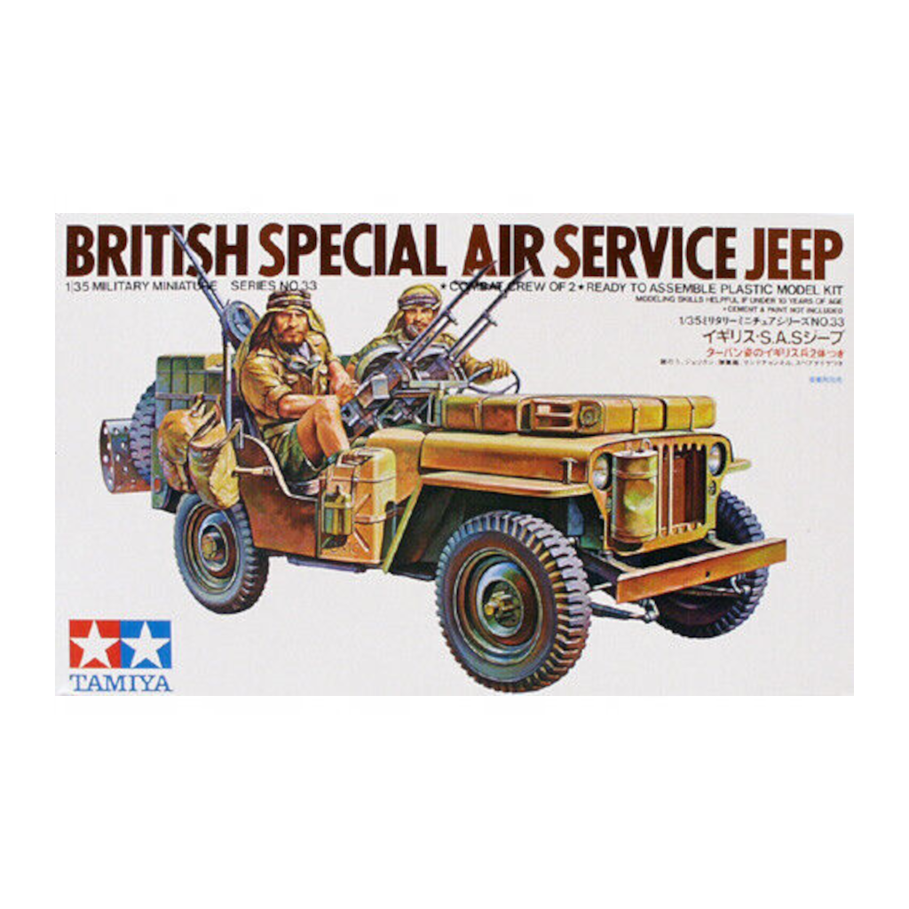 Tamiya: 1/35 British Special Air Service Jeep 35033
