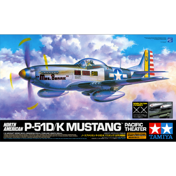 Tamiya: 1/32 North American P-51D/K Mustang Pacific Theater 60323