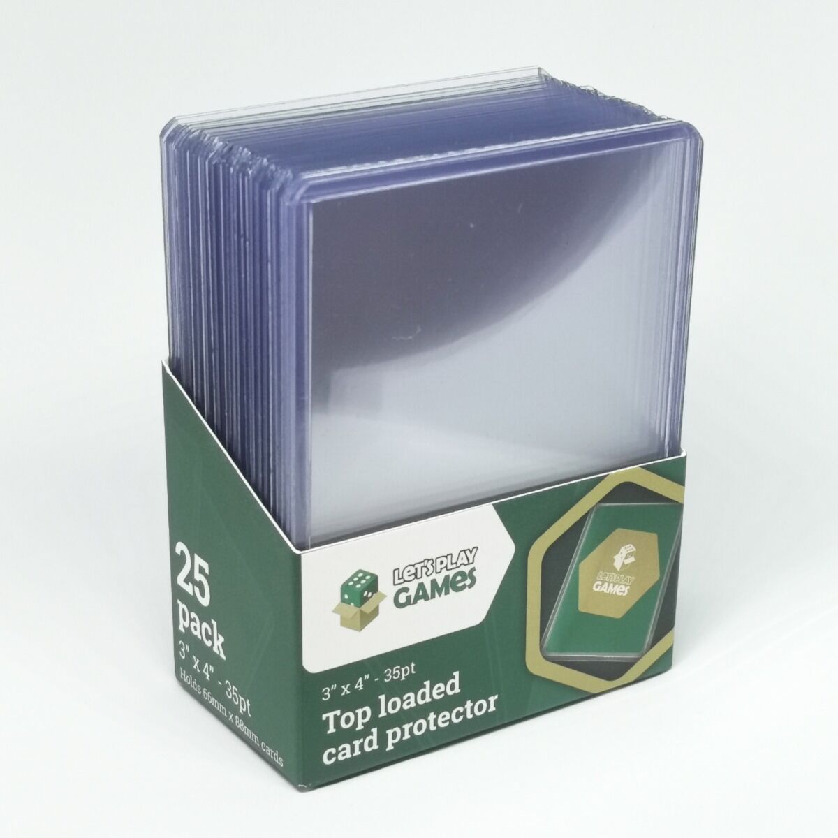 LPG Essentials: Top Loaded Card Protector 3x4" 35pt (25)
