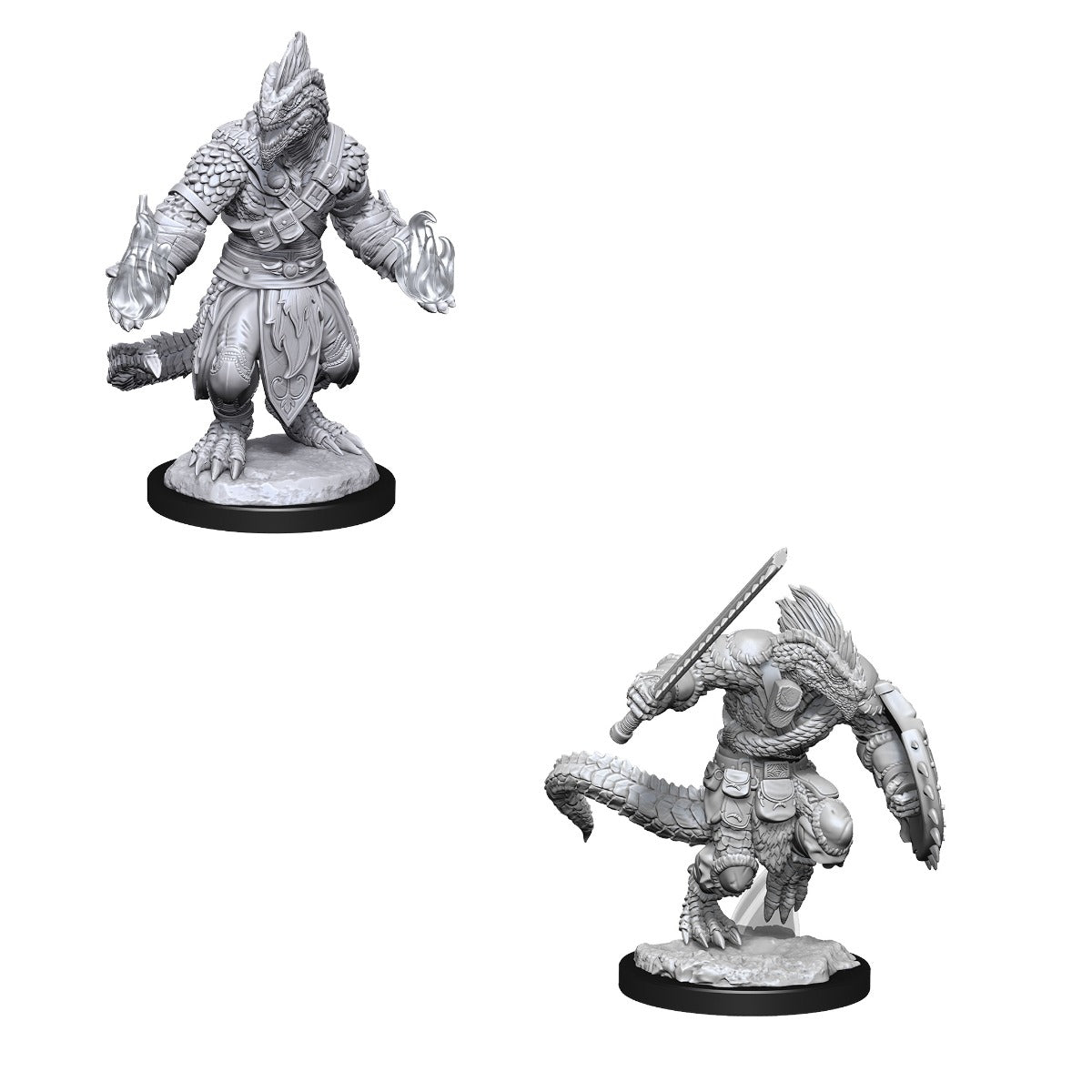 D&D: Nolzur's Marvelous Miniatures Lizardfolk Barbarian & Lizardfolk Cleric