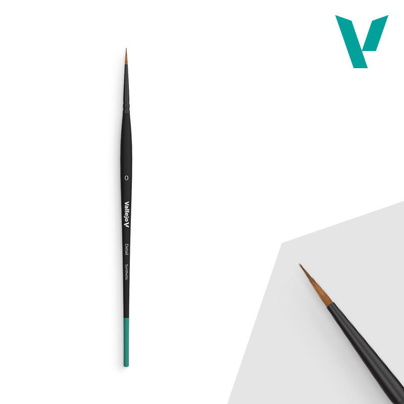 Vallejo: Brush Detail Round Synthetic No. 0