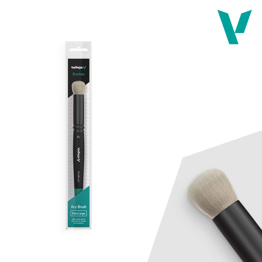 Vallejo: Brush Dry Brush Natural Hair Dry Extra-Large