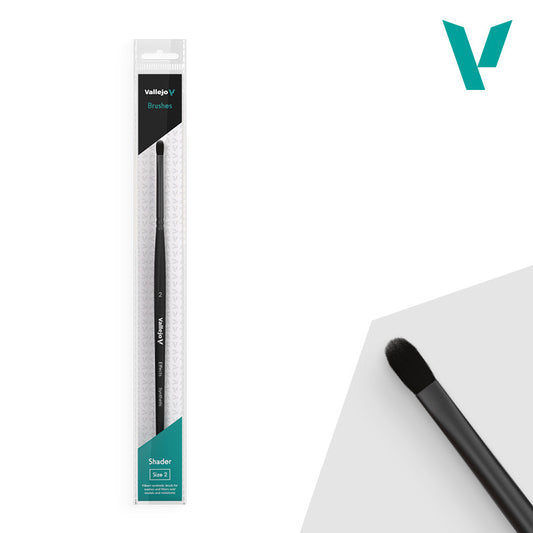 Vallejo: Brush Shader Filbert Shader Flat Synthetic No. 2