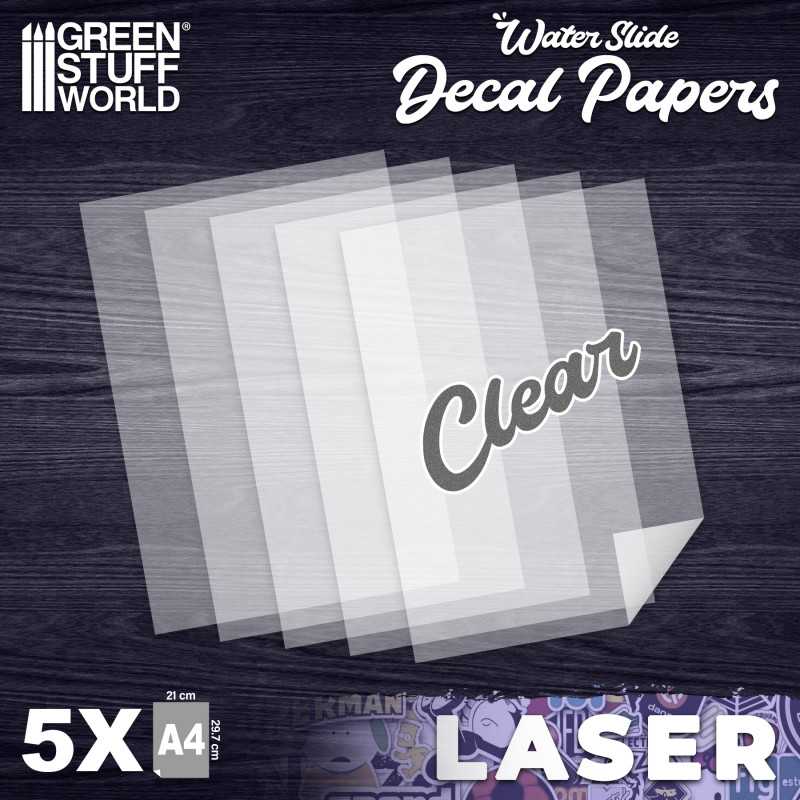 Green Stuff World: Waterslide Decals - Laser Transparent