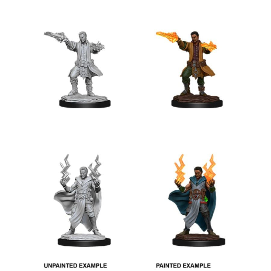 D&D: Nolzur's Marvelous Miniatures Human Sorcerer Male