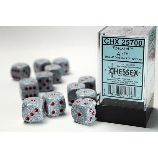Chessex: Speckled 16mm D6 Air (x12)