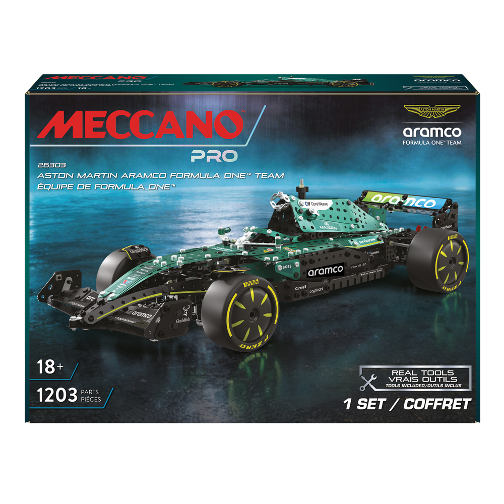 Meccano: Pro 1/8 Aston Martin F1 AMR24 Race Car 26303