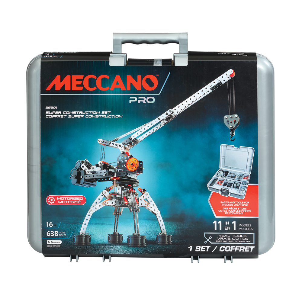 Meccano: 11 in 1 Multi Model Pro Super Construction Set Case 26301