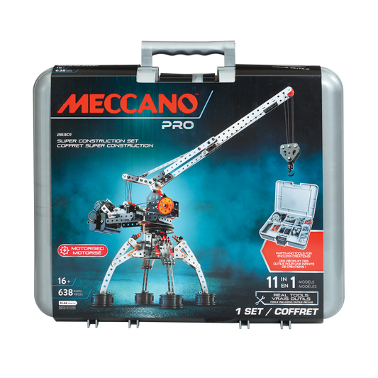 Meccano: 11 in 1 Multi Model Pro Super Construction Set Case 26301