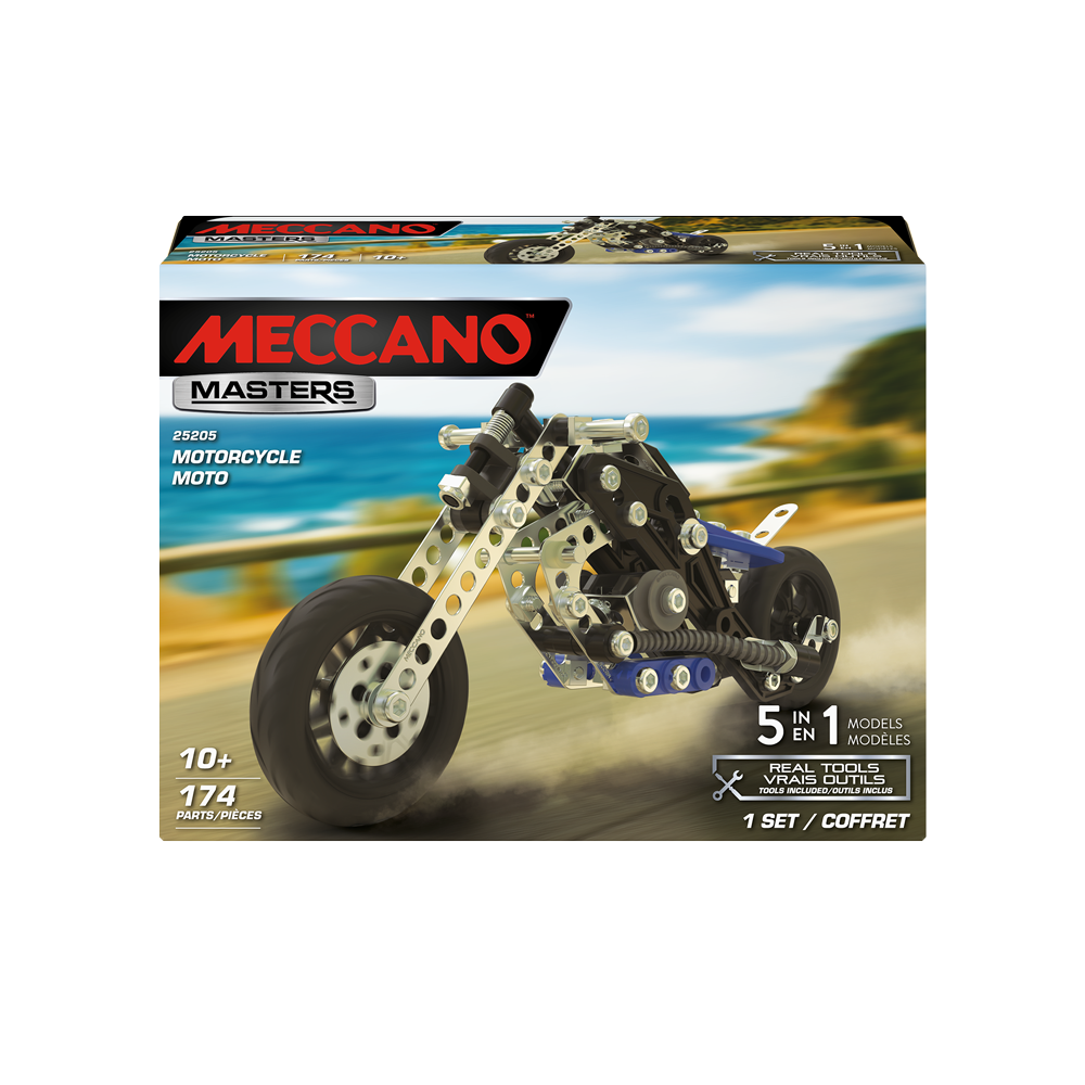 Meccano: 5 in 1 Multi Model Set Motorcycles 25205