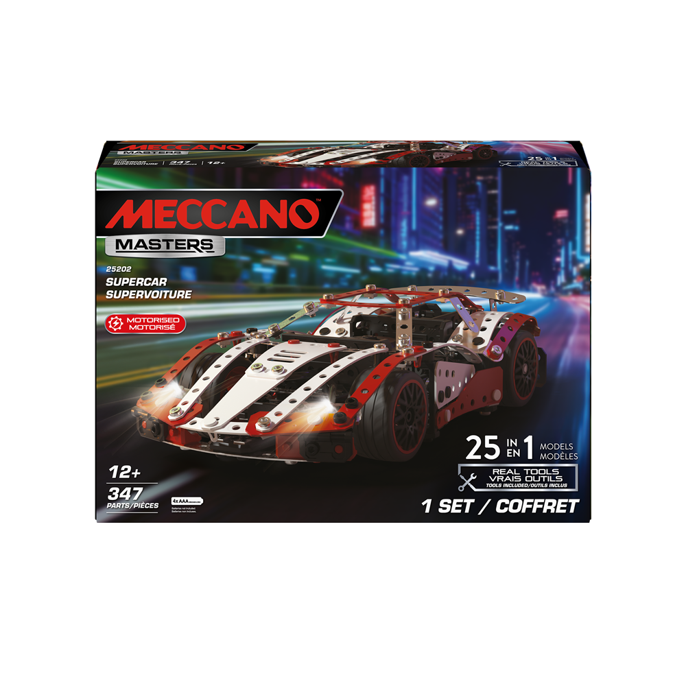 Meccano: 25 in 1 Multi Model Set Supercar 25202