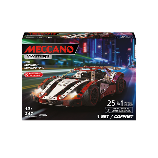 Meccano: 25 in 1 Multi Model Set Supercar 25202