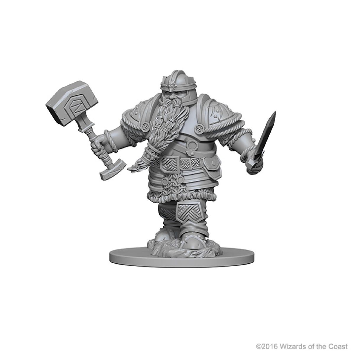 D&D: Nolzur's Marvelous Miniatures Dwarf Fighter Male