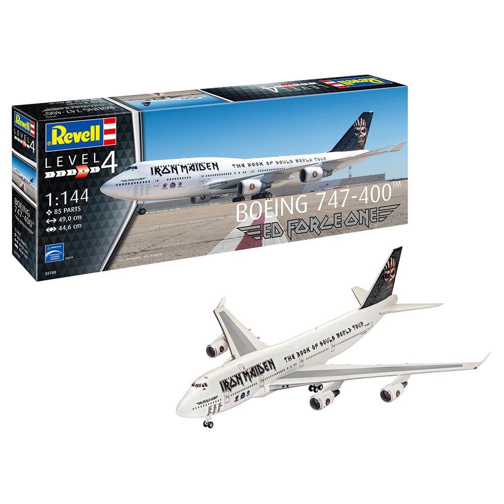 Revell: 1/144 Boeing 747-400 Iron Maiden Ed Force One 03780