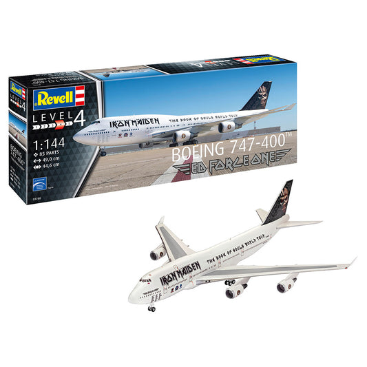 Revell: 1/144 Boeing 747-400 Iron Maiden Ed Force One 03780